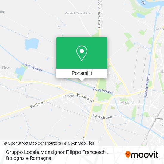 Mappa Gruppo Locale Monsignor Filippo Franceschi