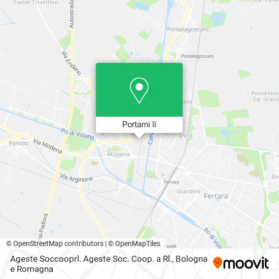 Mappa Ageste Soccooprl. Ageste Soc. Coop. a Rl.