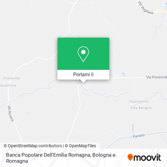 Mappa Banca Popolare Dell'Emilia Romagna
