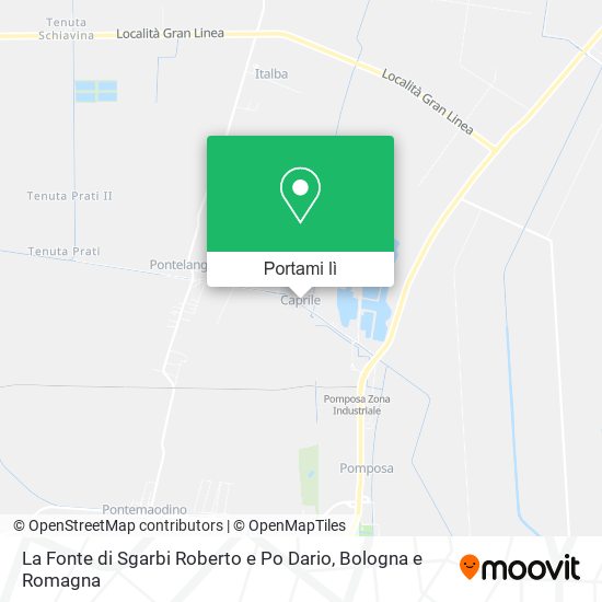 Mappa La Fonte di Sgarbi Roberto e Po Dario