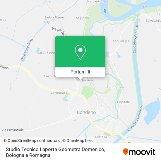 Mappa Studio Tecnico Laporta Geometra Domenico