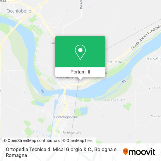 Mappa Ortopedia Tecnica di Micai Giorgio & C.