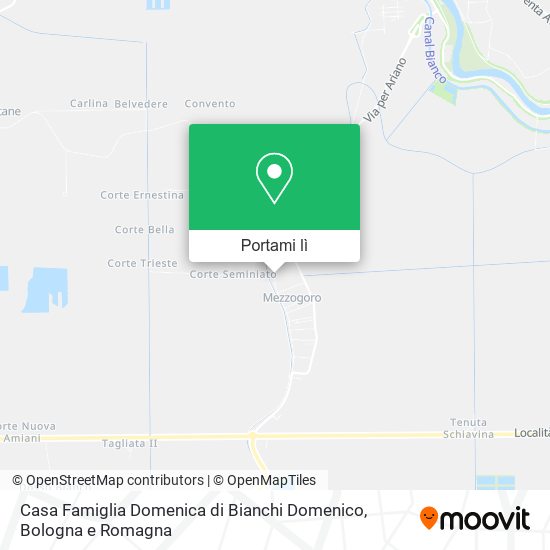 Mappa Casa Famiglia Domenica di Bianchi Domenico