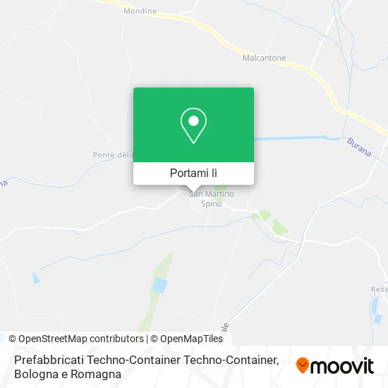 Mappa Prefabbricati Techno-Container Techno-Container