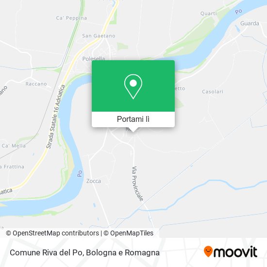 Mappa Comune Riva del Po