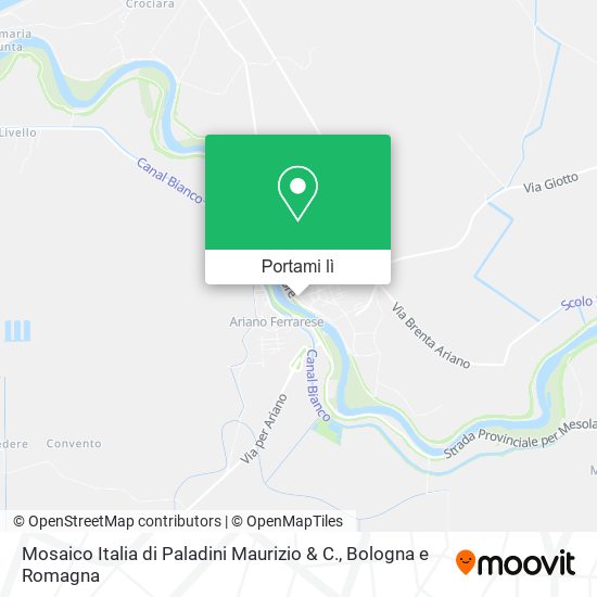 Mappa Mosaico Italia di Paladini Maurizio & C.