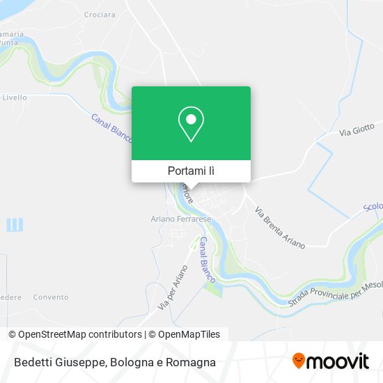 Mappa Bedetti Giuseppe
