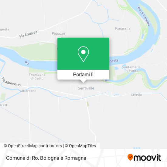 Mappa Comune di Ro