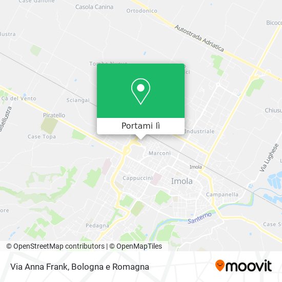 Mappa Via Anna Frank