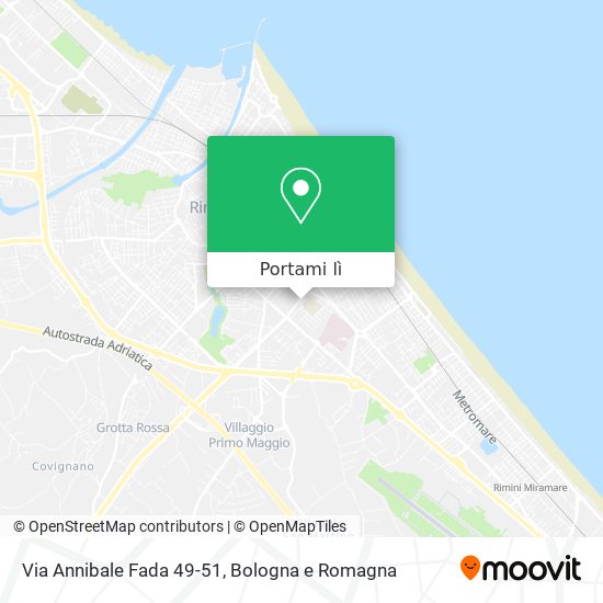 Mappa Via Annibale Fada 49-51