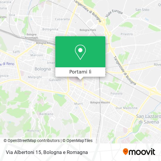 Mappa Via Albertoni 15