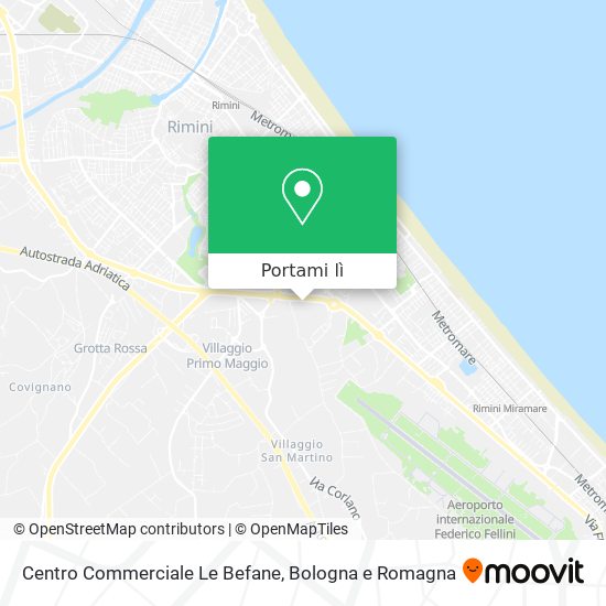 Mappa Centro Commerciale Le Befane