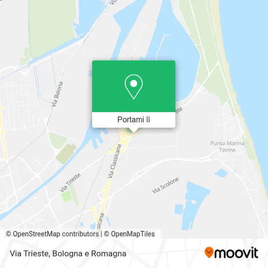 Mappa Via Trieste