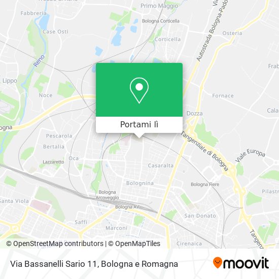 Mappa Via Bassanelli Sario 11