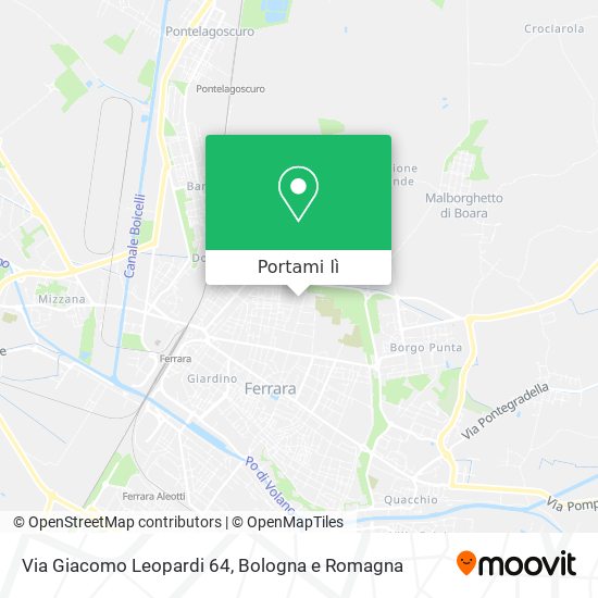 Mappa Via Giacomo Leopardi 64