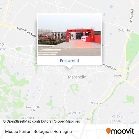 Mappa Museo Ferrari