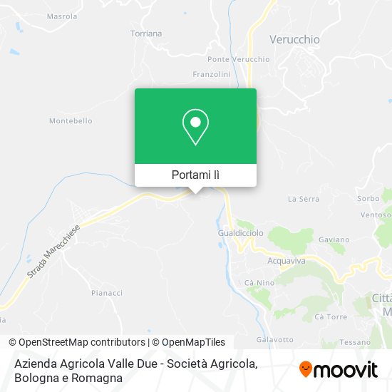 Mappa Azienda Agricola Valle Due - Società Agricola