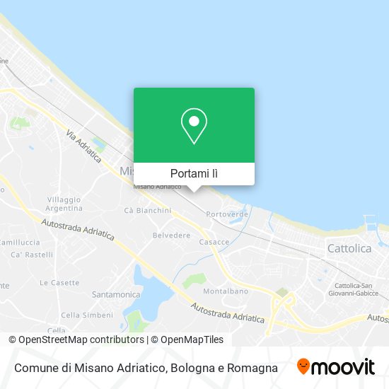 Mappa Comune di Misano Adriatico