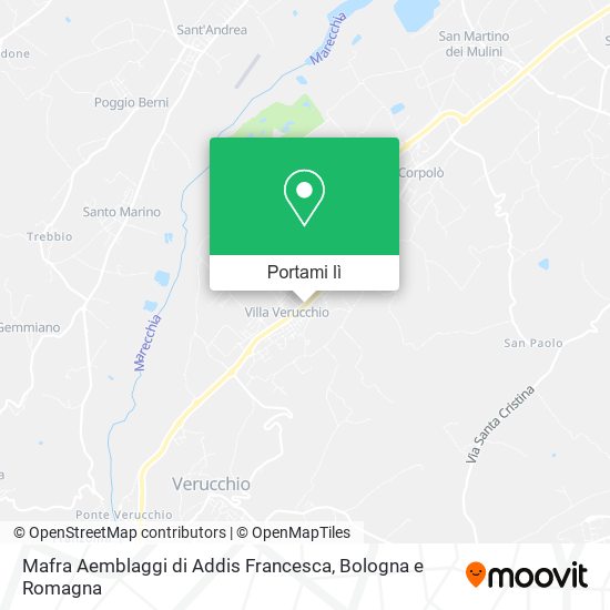 Mappa Mafra Aemblaggi di Addis Francesca