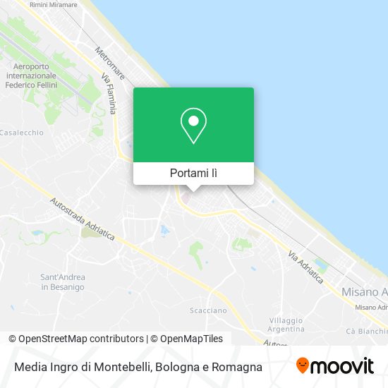 Mappa Media Ingro di Montebelli