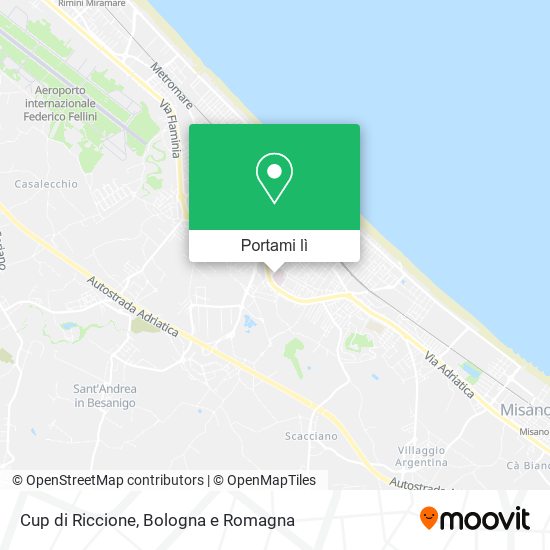 Mappa Cup di Riccione