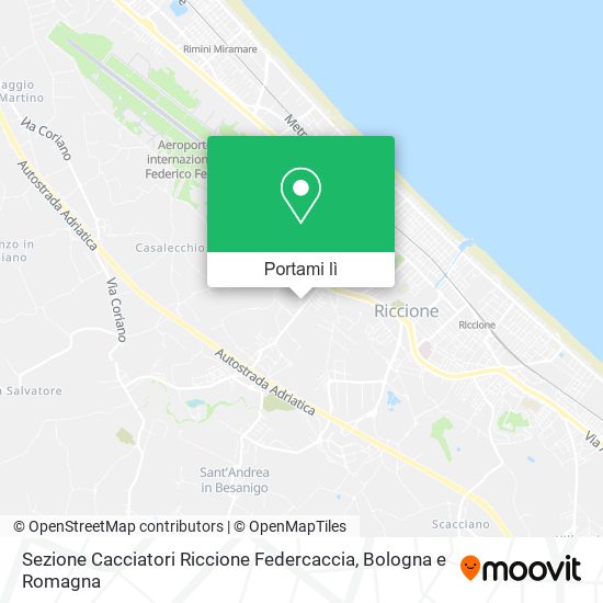 Mappa Sezione Cacciatori Riccione Federcaccia