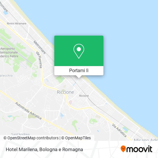 Mappa Hotel Marilena
