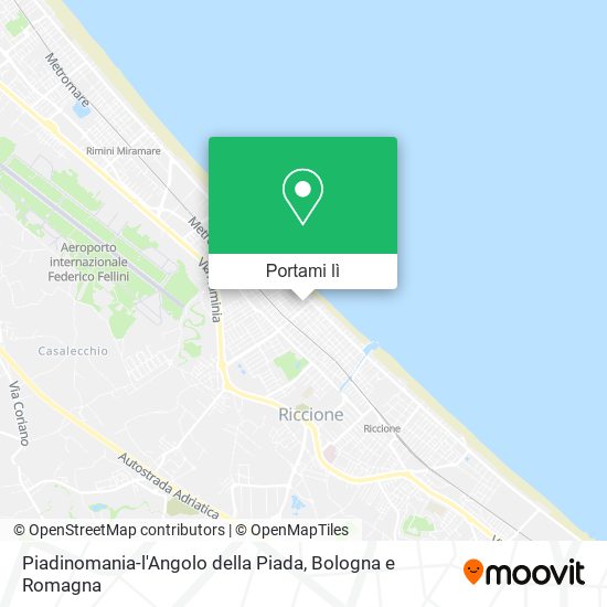 Mappa Piadinomania-l'Angolo della Piada