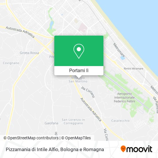 Mappa Pizzamania di Intile Alfio