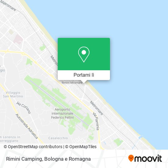 Mappa Rimini Camping