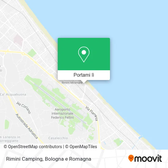 Mappa Rimini Camping