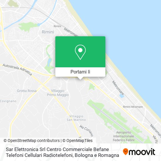 Mappa Sar Elettronica Srl Centro Commerciale Befane Telefoni Cellulari Radiotelefoni