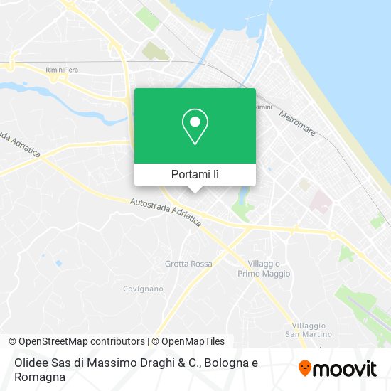 Mappa Olidee Sas di Massimo Draghi & C.