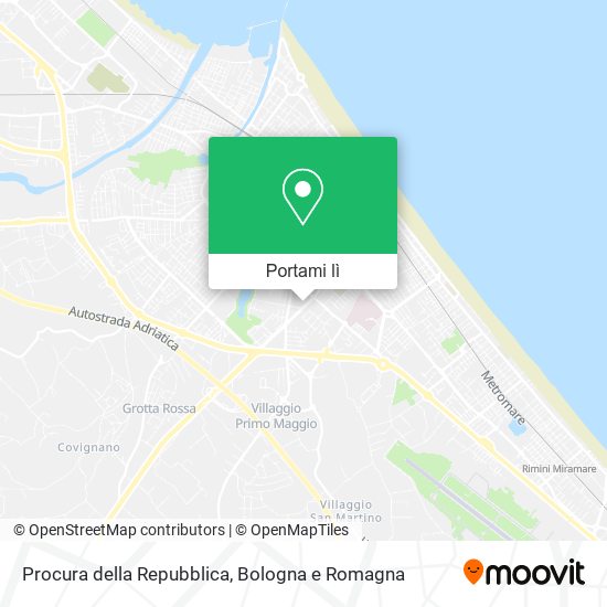Mappa Procura della Repubblica