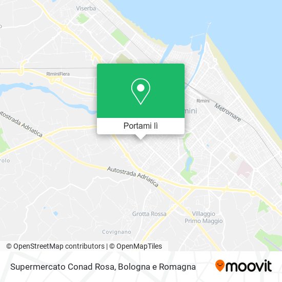 Mappa Supermercato Conad Rosa