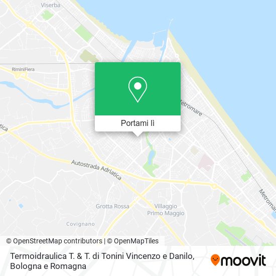 Mappa Termoidraulica T. & T. di Tonini Vincenzo e Danilo