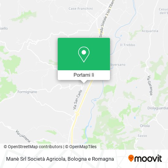 Mappa Manè Srl Società Agricola
