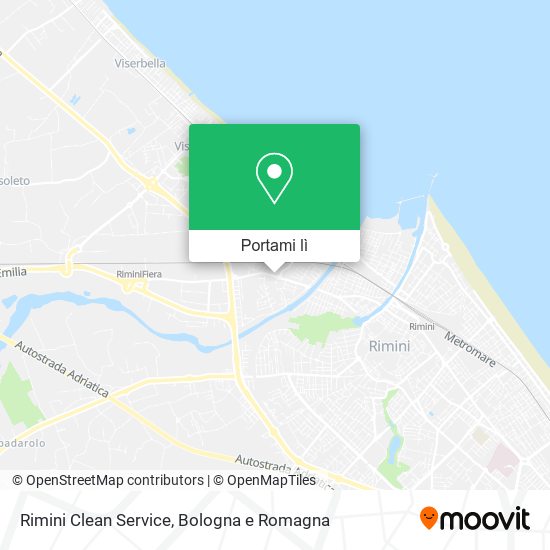 Mappa Rimini Clean Service