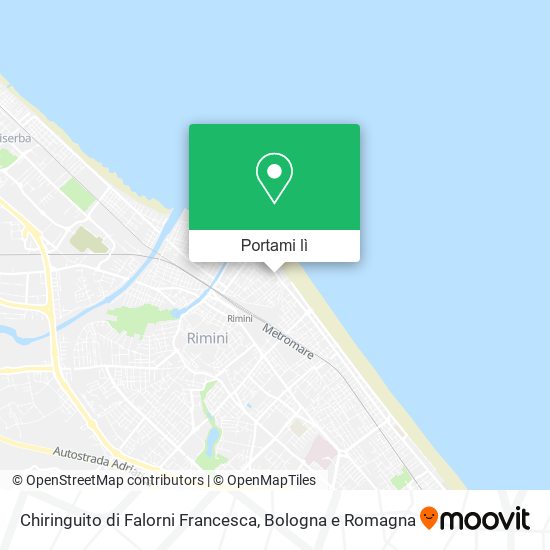 Mappa Chiringuito di Falorni Francesca