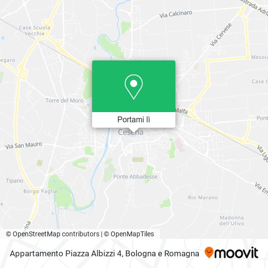Mappa Appartamento Piazza Albizzi 4