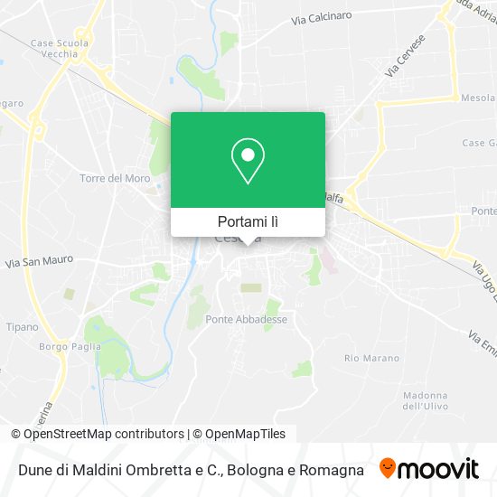 Mappa Dune di Maldini Ombretta e C.