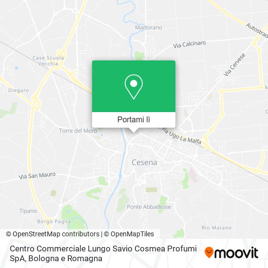 Mappa Centro Commerciale Lungo Savio Cosmea Profumi SpA