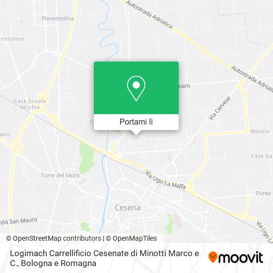 Mappa Logimach Carrellificio Cesenate di Minotti Marco e C.