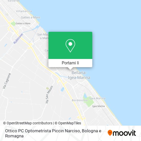 Mappa Ottico PC Optometrista Piccin Narciso