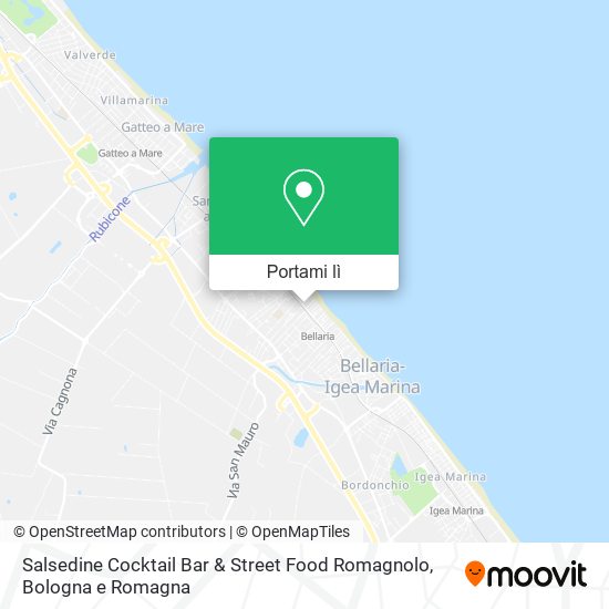 Mappa Salsedine Cocktail Bar & Street Food Romagnolo