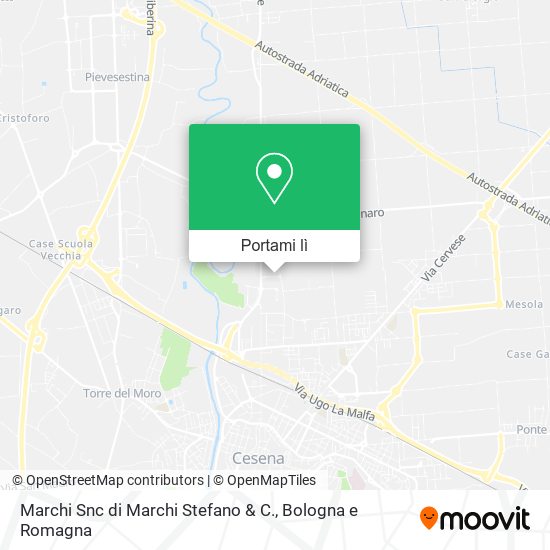 Mappa Marchi Snc di Marchi Stefano & C.