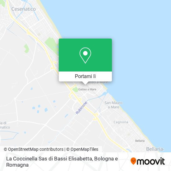 Mappa La Coccinella Sas di Bassi Elisabetta