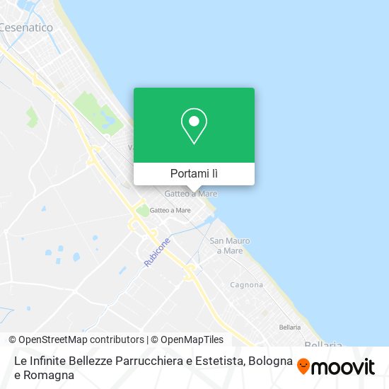 Mappa Le Infinite Bellezze Parrucchiera e Estetista