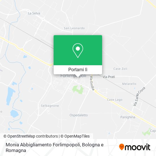 Mappa Monia Abbigliamento Forlimpopoli