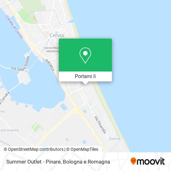 Mappa Summer Outlet - Pinare